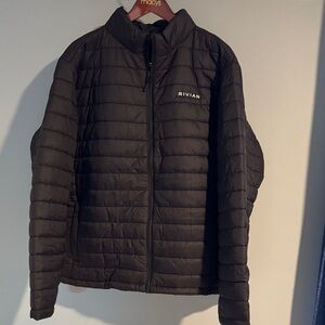 RIVIAN XXL Black Men's Puffer Jacket